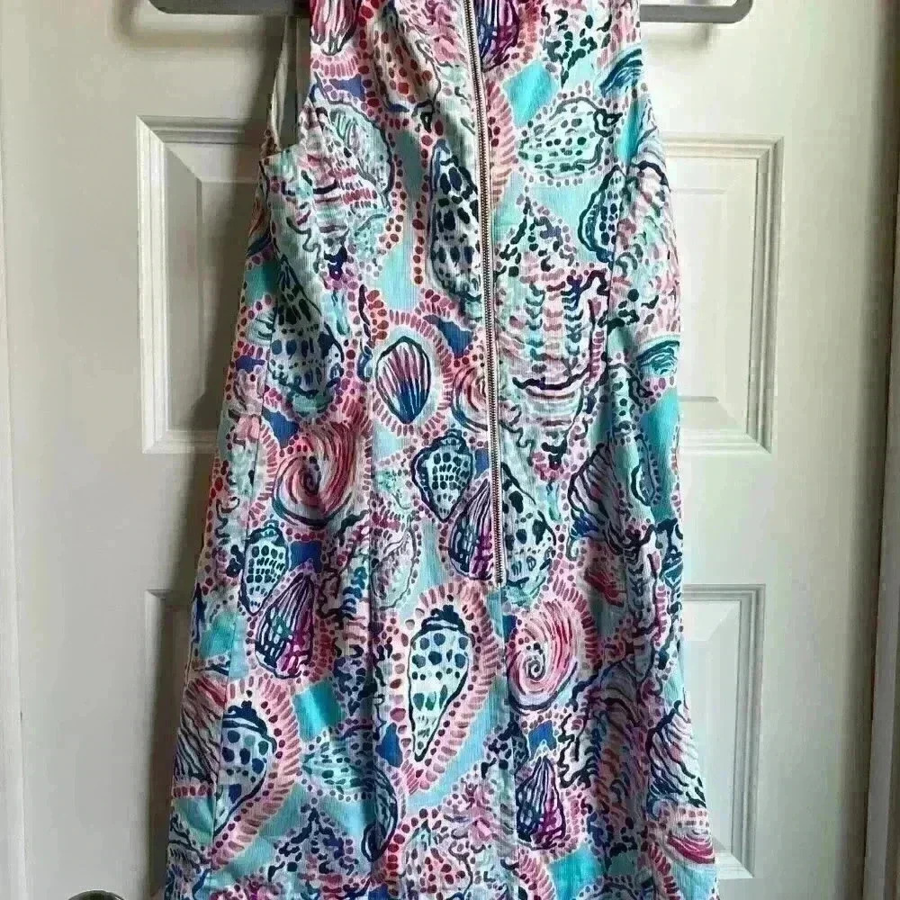 Lily Pulitzer Dress - Shell me about it - Fully lined! Size 0 - Picture 4 of 8